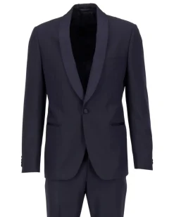 Herren Anzug mit Wolle und Mohair ABITO UOMO SOIREE SMOKING DROP 8 REG