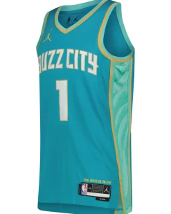 Herren Basketballtrikot LAMELO BALL CHARLOTTE HORNETS CITY EDITION 2023/24