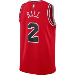 Herren Basketballtrikot NBA BALL LONZO CHICAGO BULLS ICON EDITION 2022/23