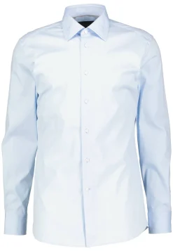 Herren Businesshemd Popeline mit Stretch L-HAYS Slim Fit