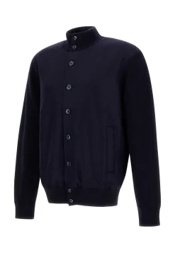 Herren Cardigan aus Baumwoll-Kaschmir-Mischung