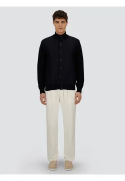 Herren Cardigan aus Baumwoll-Kaschmir-Mischung