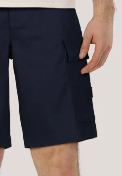 Herren Cargoshorts Leinen-Mix Relaxed Fit