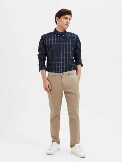 Herren Chinohose SLHSLIM-NEW MILES Slim Fit