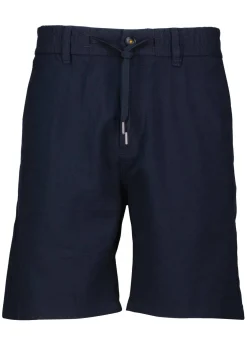 Herren Chinoshorts mit Leinen Tapered Fit