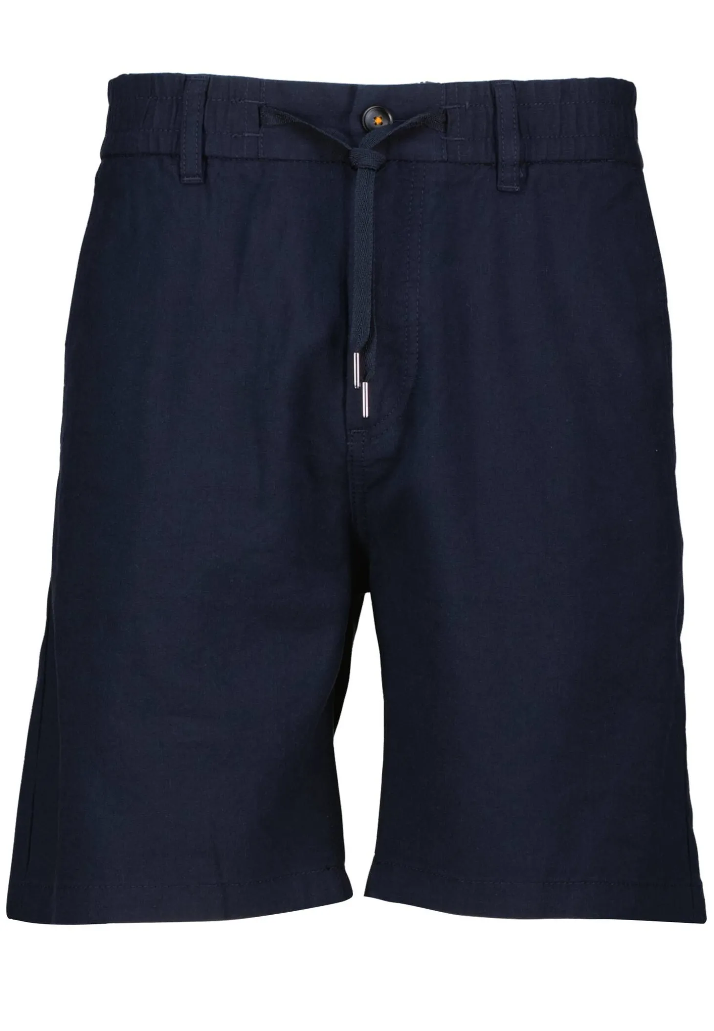 Herren Chinoshorts mit Leinen Tapered Fit