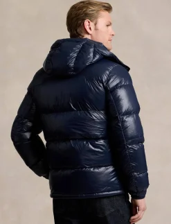 Herren Daunenjacke mit Kapuze