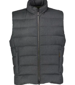 Herren Daunenweste aus Wolle-Kaschmir-Flanell OLIVER L