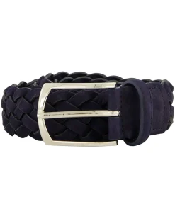 Herren Flechtgürtel aus Nubukleder