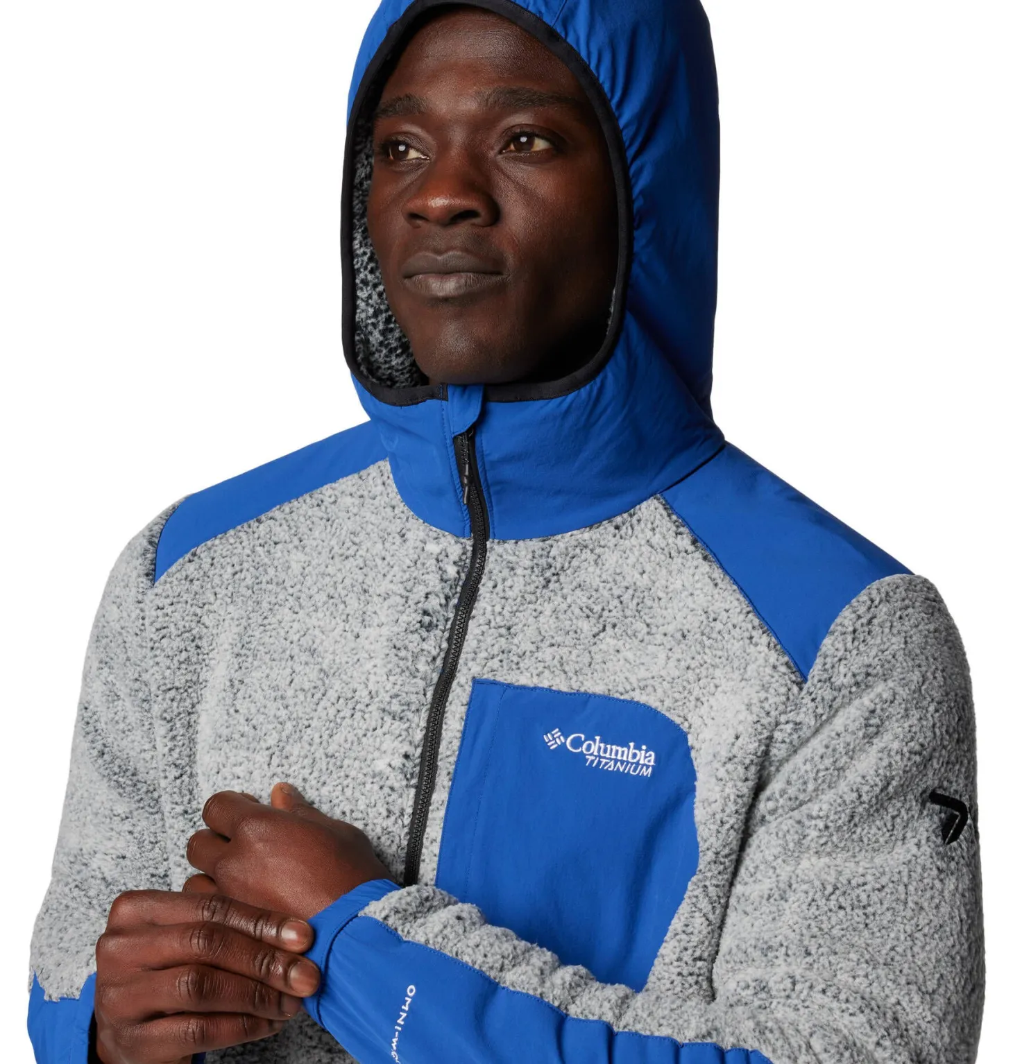 Herren Fleecejacke mit Kapuze ARCTIC CREST SHERPA