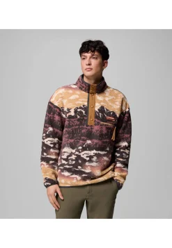 Herren Fleecepullover HELVETIA II PRINTED HALF SNAP FLEECE