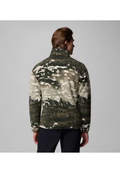 Herren Fleecepullover HELVETIA II PRINTED HALF SNAP FLEECE