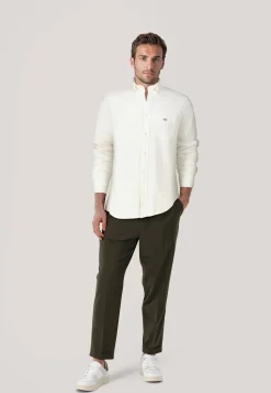 Herren Freizeithemd aus Leinen und Baumwolle Regular Fit