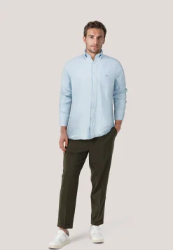 Herren Freizeithemd aus Leinen und Baumwolle Regular Fit