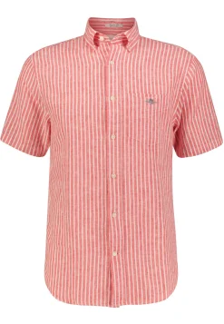 Herren Freizeithemd aus Leinen-Baumwoll-Mix Regular Fi