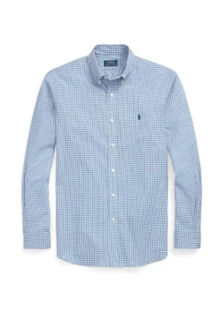 Herren Freizeithemd aus Stretch-Popeline Custom Fit