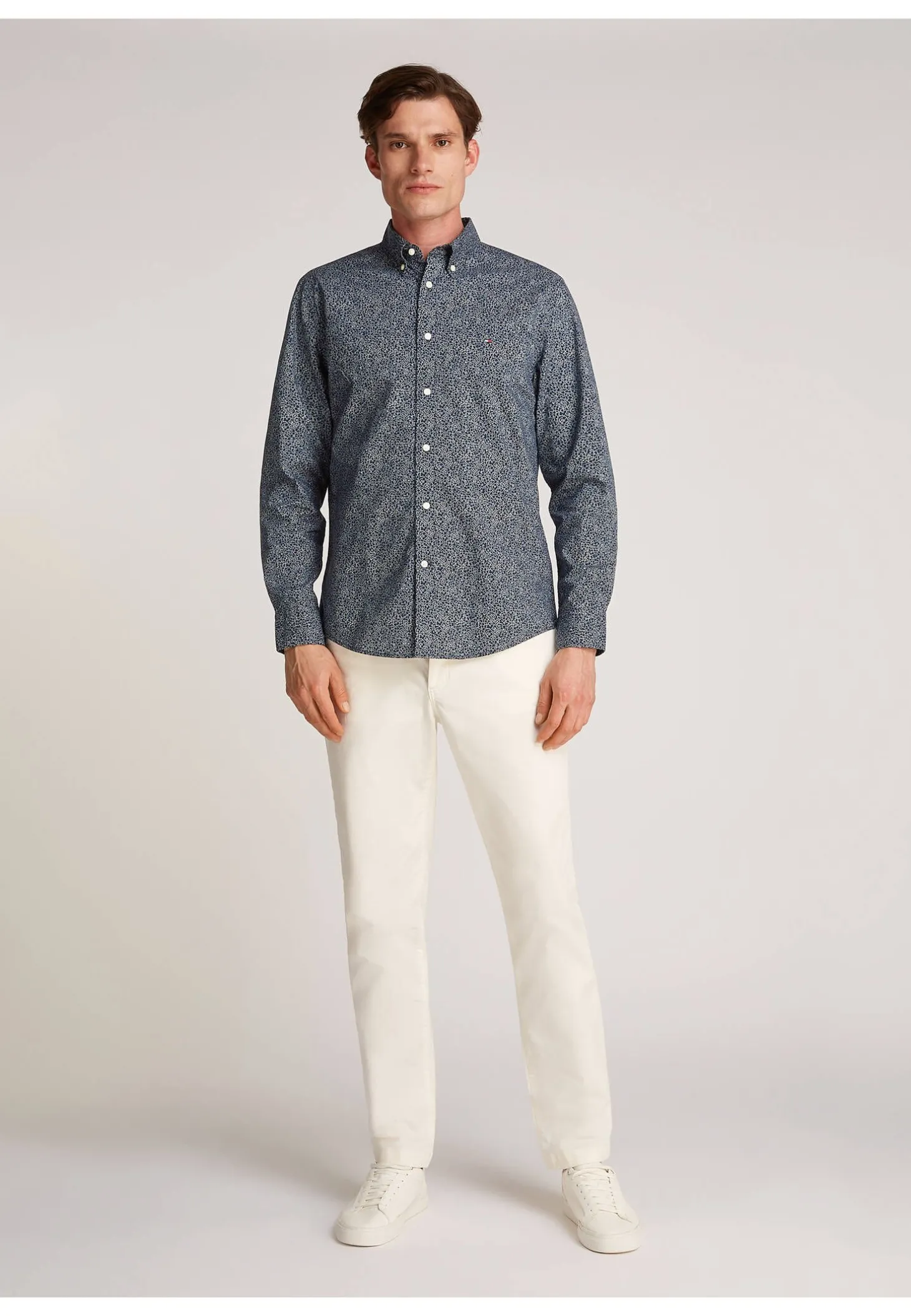 Herren Freizeithemd FLEX POPLIN FLORAL