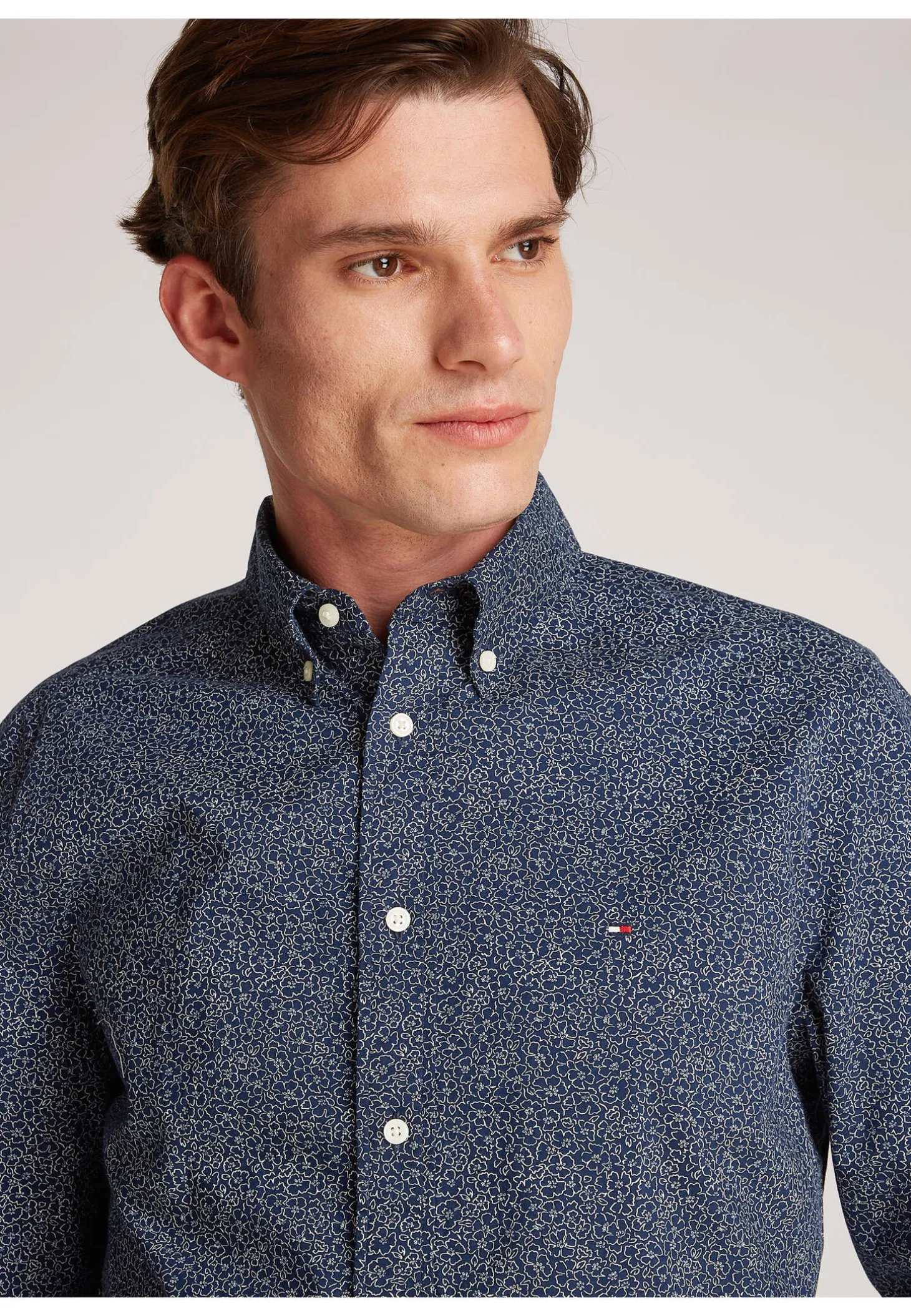 Herren Freizeithemd FLEX POPLIN FLORAL