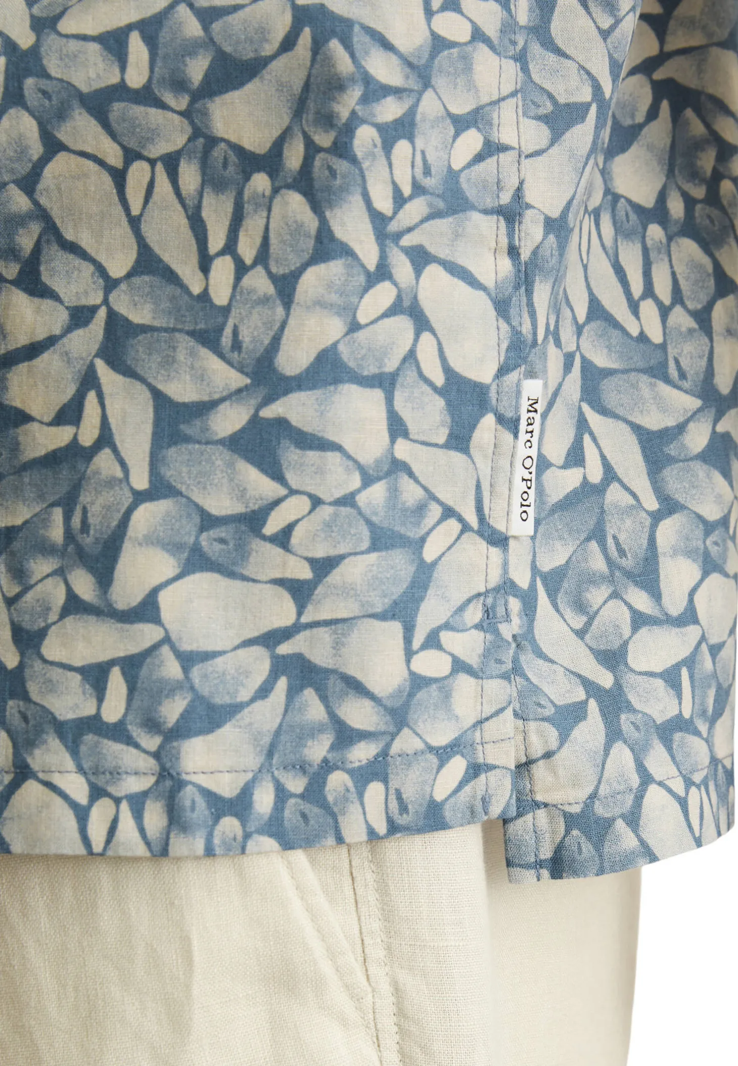 Herren Freizeithemd mit Leinen