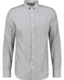 Herren Freizeithemd STRIPE aus Popeline Regular Fit