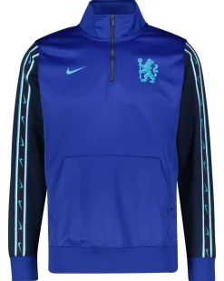 Herren Fußballsweatshirt CHELSEA FC MENS DRI-FIT 1/2 ZIP