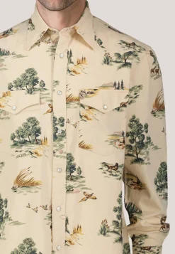 Herren Hamd PRINTED RODEO SHIRT Relaxed Fit