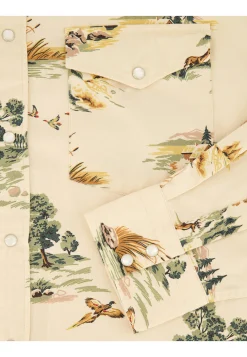 Herren Hamd PRINTED RODEO SHIRT Relaxed Fit