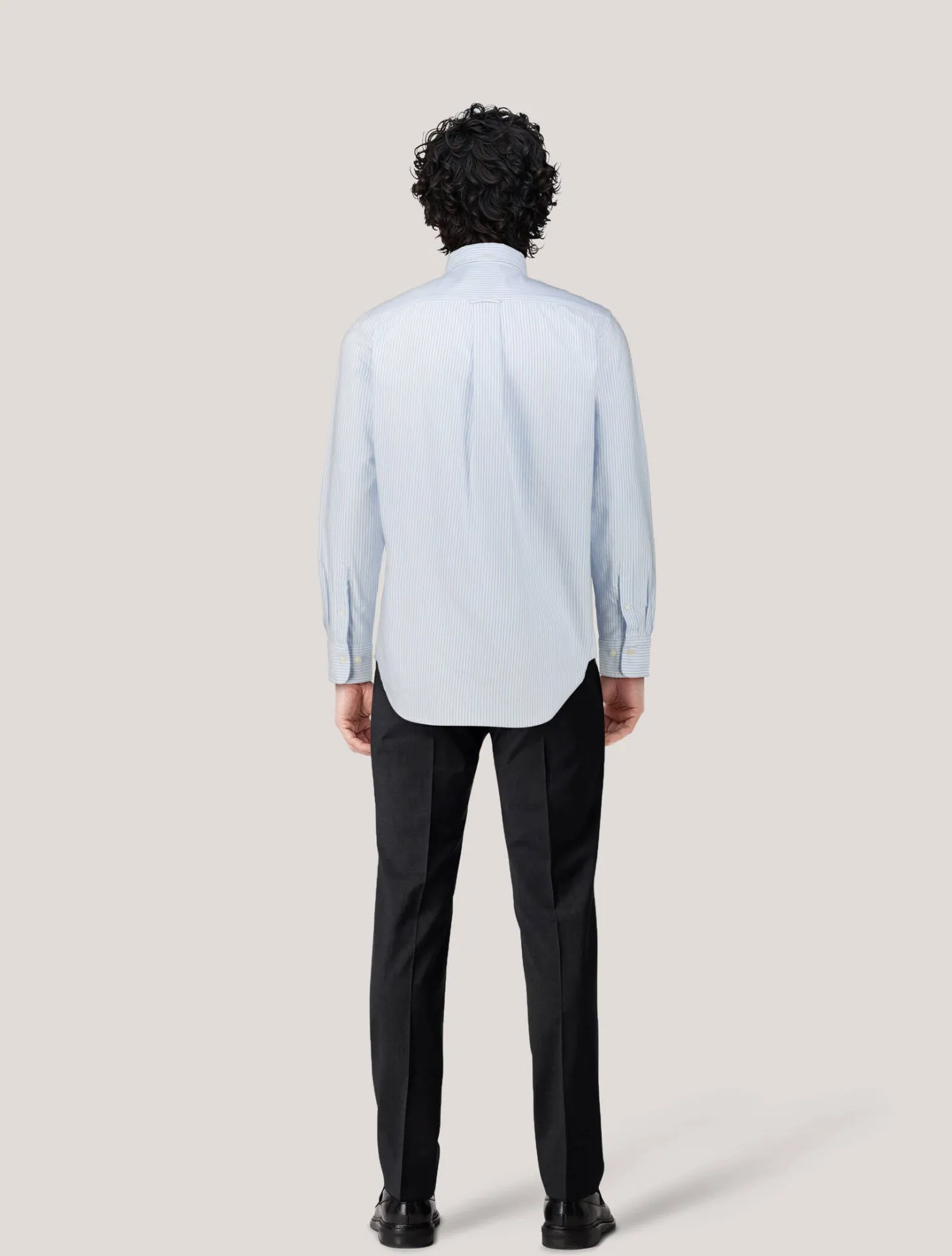 Herren Hemd aus Baumwolle OXFORD BANKER STRIPE Regular Fit