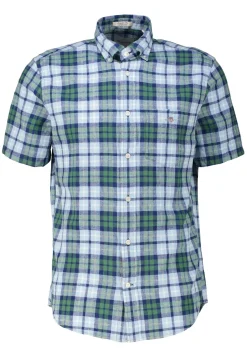 Herren Hemd aus Baumwolle und Leinen