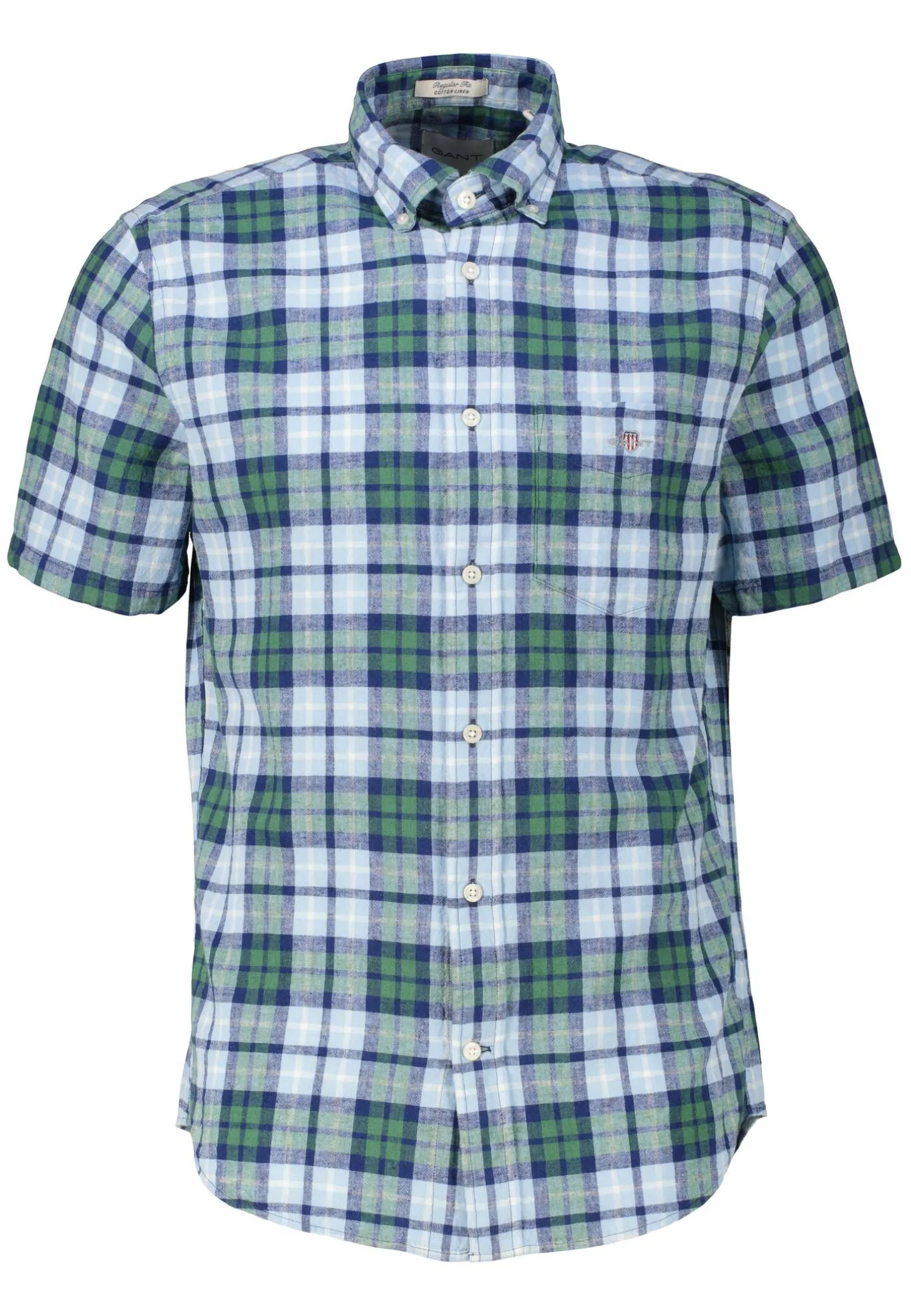 Herren Hemd aus Baumwolle und Leinen