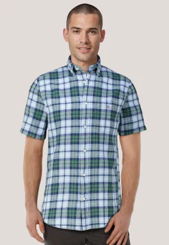 Herren Hemd aus Baumwolle und Leinen