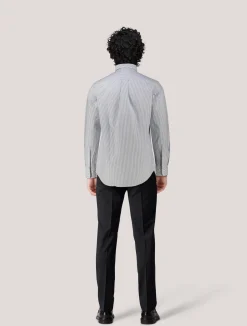 Herren Hemd aus Baumwolle OXFORD BANKER STRIPE Regular Fit