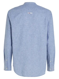 Herren Hemd aus Baumwoll-Leinenmischung MAO LINEN BLEND SHIRT Regular Fit