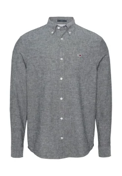 Herren Hemd aus Bio-Baumwolle und Leinen Regular Fit