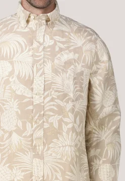 Herren Hemd aus Leinen Regular Untucked Fit