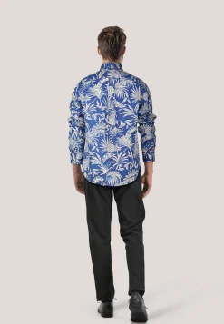 Herren Hemd aus Leinen Regular Untucked Fit