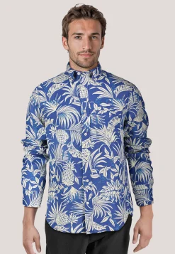 Herren Hemd aus Leinen Regular Untucked Fit