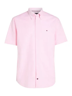 Herren Hemd CL-W OXFORD STRIPE SHIRT Regular Fit Kurzarm