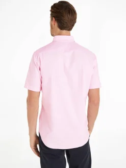 Herren Hemd CL-W OXFORD STRIPE SHIRT Regular Fit Kurzarm