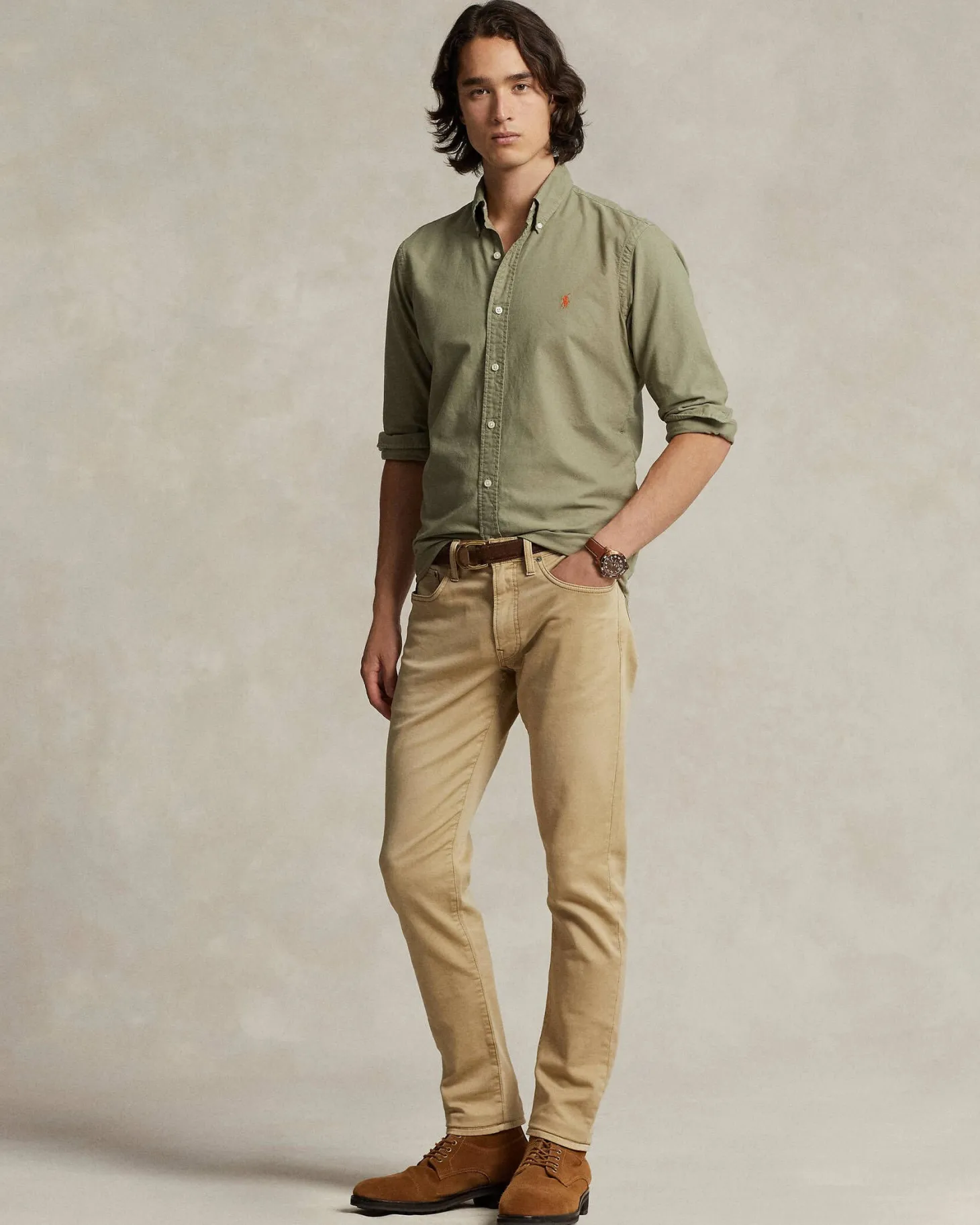 Herren Hemd Custom Fit Langarm