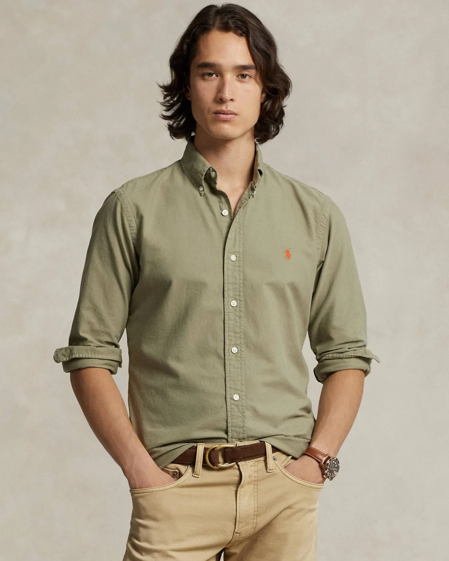 Herren Hemd Custom Fit Langarm