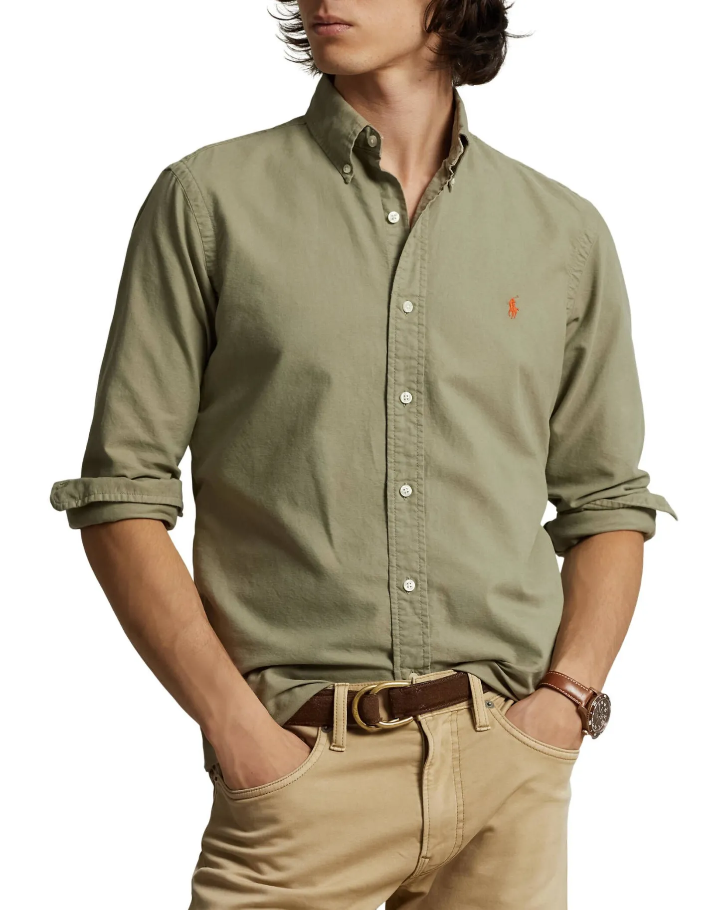 Herren Hemd Custom Fit Langarm