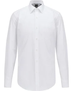 Herren Hemd H-HANK-KENT-C1-214 Slim Fit Langarm