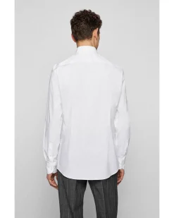 Herren Hemd H-HANK-KENT-C1-214 Slim Fit Langarm