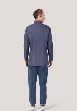 Herren Hemd H-HANK-KENT-C1-214 Slim Fit Langarm
