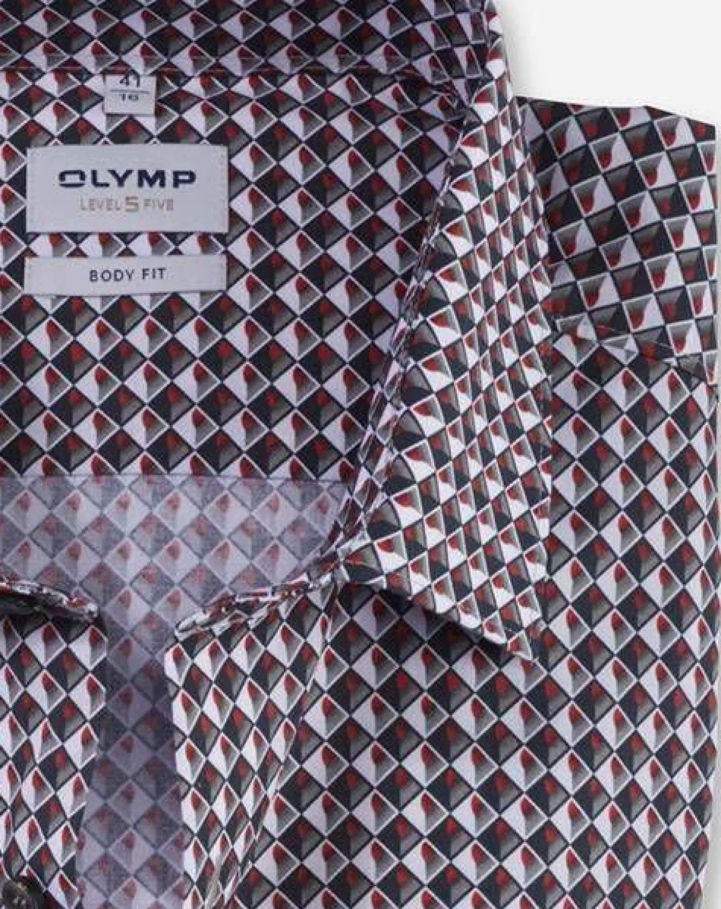 Herren Hemd Level 5 Body Fit Langarm