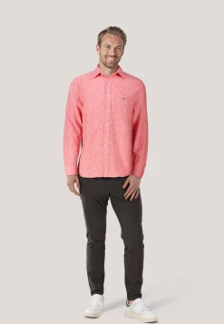 Herren Hemd mit Leinen COTTON LINEN SHIRT Regular Fit