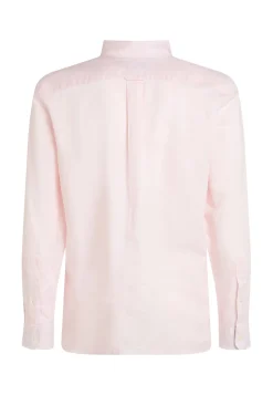 Herren Hemd mit Leinen LINEN BLEND SOLID RF SHIRT