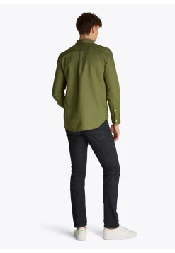 Herren Hemd mit Leinen LINEN BLEND SOLID RF SHIRT