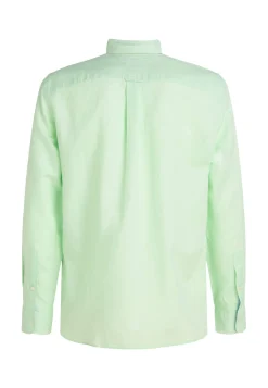 Herren Hemd mit Leinen LINEN BLEND SOLID RF SHIRT